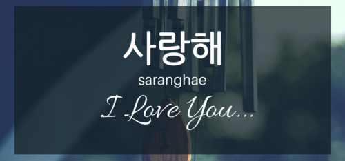kata kata sayang dalam bahasa korea dan artinya