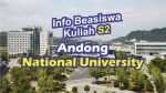 Beasiswa S2 Korea Andong National University