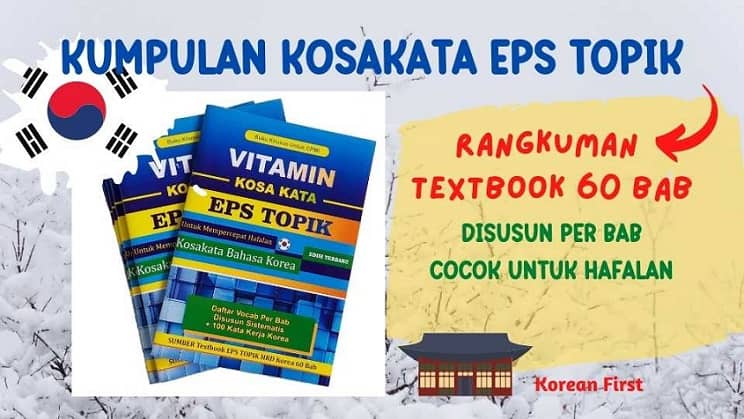 buku kumpulan kosakata korea