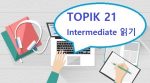 TOPIK 21 Intermediate