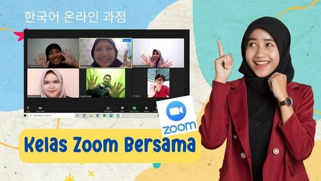 kursus bahasa korea zoom promo